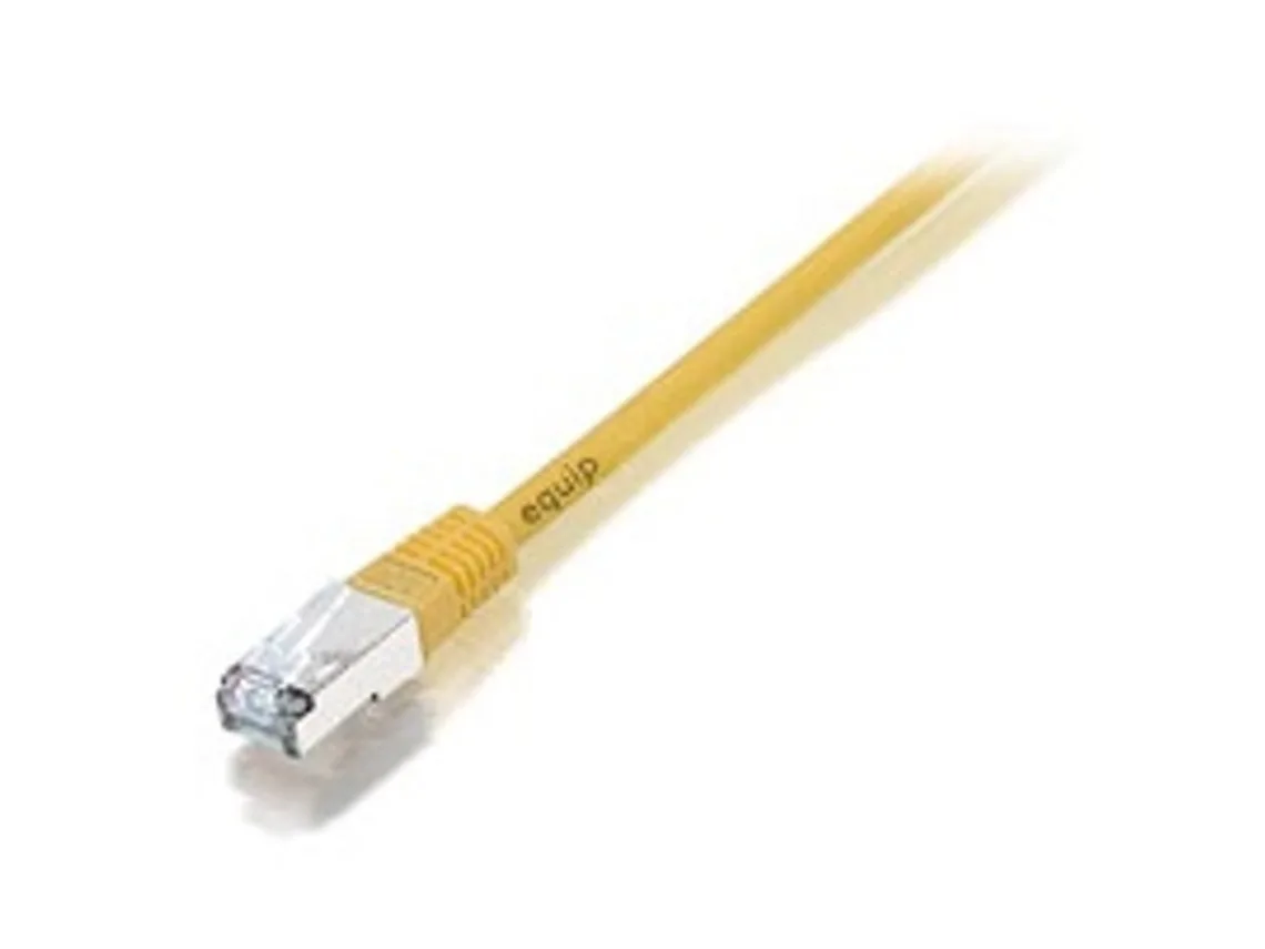 20230424105512_equip_sf_utp_cat_5e_kalodio_diktyou_ethernet_3m_kitrino_705462.jpeg Equip SF/UTP Cat.5e (Gigabit) Καλώδιο Δικτύου Ethernet 3m Κίτρινο 705462 - Image 1