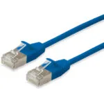 Equip S/FTP Cat.6a (Gigabit) Καλώδιο Δικτύου Ethernet 0.25m Μπλε 606132