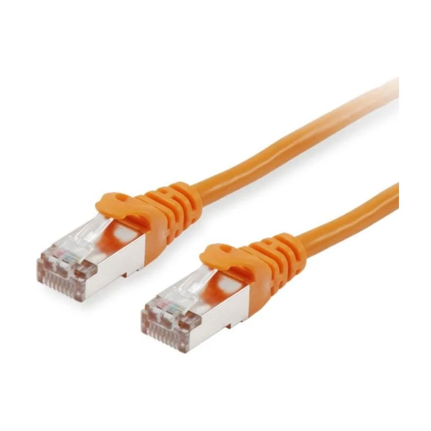 Equip S/FTP Cat.6a (Gigabit) Καλώδιο Δικτύου Ethernet 0.25m Πορτοκαλί 606601 - Image 1