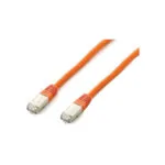 Equip S/FTP Cat.6a (Gigabit) Καλώδιο Δικτύου Ethernet 0.5m Πορτοκαλί 605677