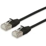 Equip F/FTP Cat.6a (Gigabit) Καλώδιο Δικτύου Ethernet 5m Μαύρο 606127