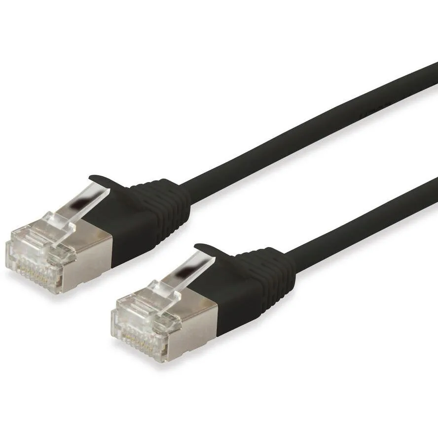 Equip F/FTP Cat.6a (Gigabit) Καλώδιο Δικτύου Ethernet 7m Μαύρο 606128 - Image 1