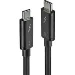 Lindy Thunderbolt 3 Cable Μαύρο 0.5m (41555)