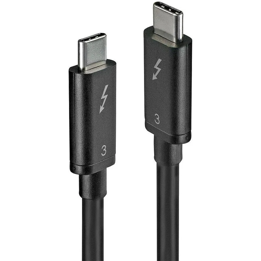Lindy Thunderbolt 3 Cable Μαύρο 0.5m (41555) - Image 1