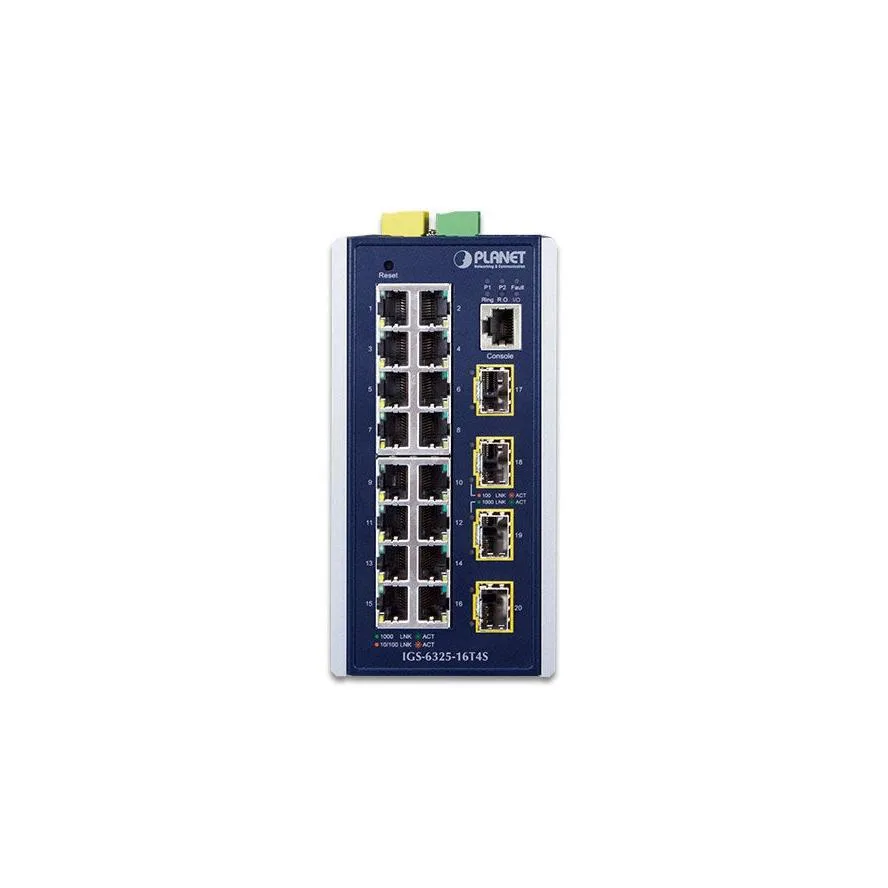 Planet Technology IGS-6325-16T4S v1.2 Managed L2 Switch με 16 Θύρες Gigabit (1Gbps) Ethernet και 4 SFP Θύρες - Image 1