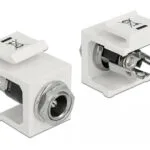 DeLock Keystone DC 5.5 x 2.5 mm Female White 1τμχ 86373