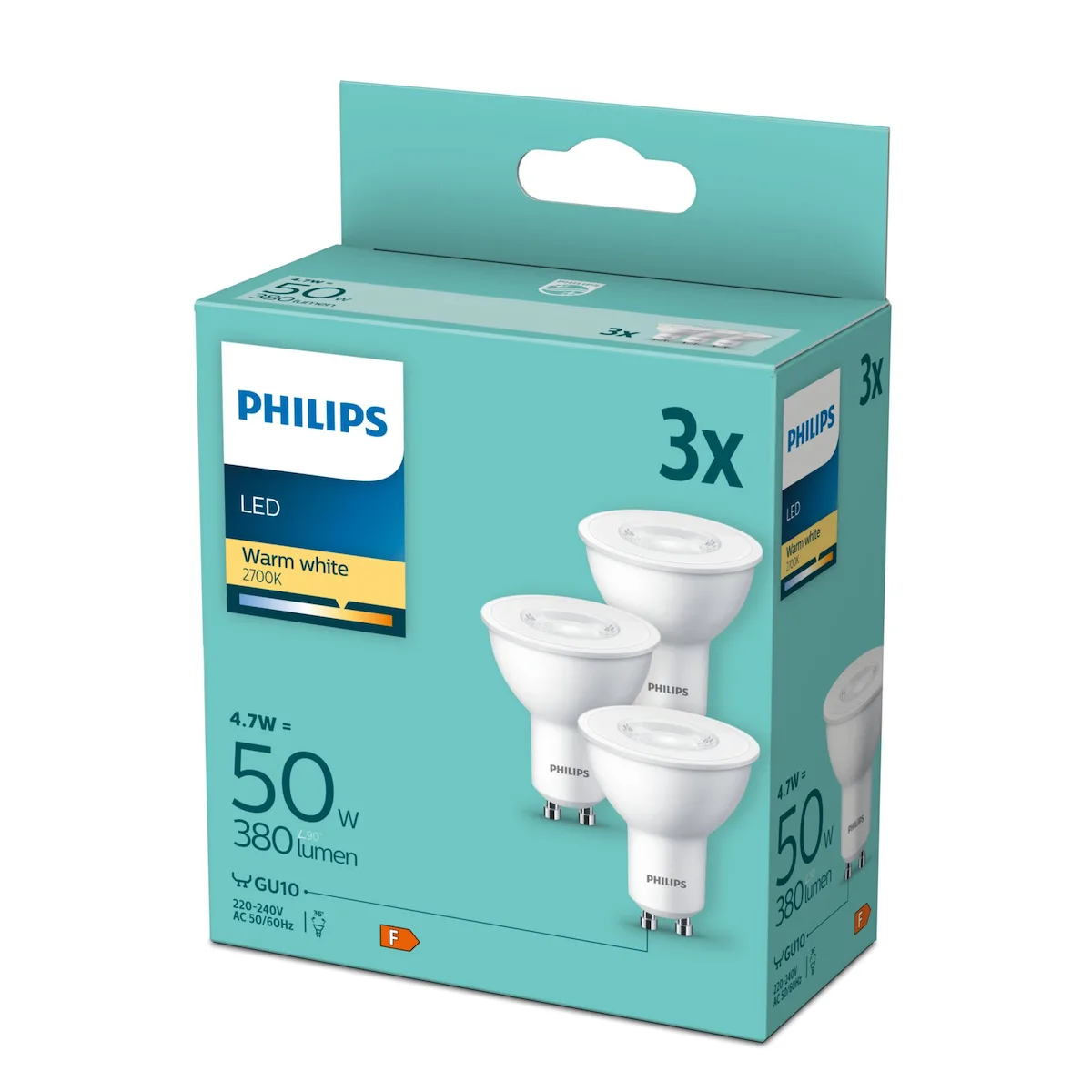 20230426102415_philips_lampes_led_gia_ntoui_gu10_thermo_leyko_380lm_3tmch_929003038633.jpeg Philips Λάμπες LED 4.7W για Ντουί GU10 Θερμό Λευκό 380lm 3τμχ 929003038633 - Image 1