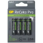 GP Batteries ReCyko+ Pro Photoflash Επαναφορτιζόμενες Μπαταρίες AA Ni-MH 2000mAh 4τμχ