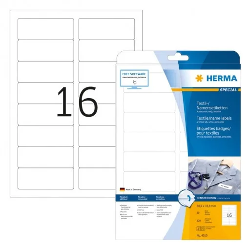 20230427123903_herma_aytokollites_etiketes_a4_4515_88_9x33_8mm.jpeg Herma Αυτοκόλλητες Ετικέτες Α4 Ορθογώνιες 4515 88.9x33.8mm - Image 1