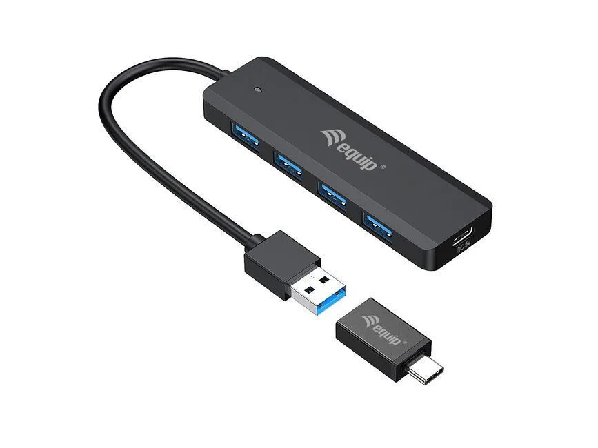 Equip Hub 5 Θυρών USB 3.2 με σύνδεση USB-A / USB-C 128959 - Image 1