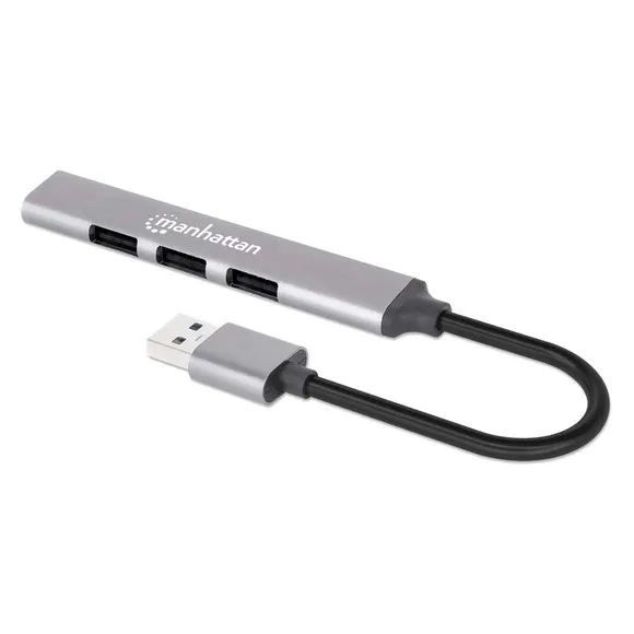 20230427142131_manhattan_usb_3_0_hub_4_thyron_me_syndesi_usb_a_asimi_168427.jpeg Manhattan Hub 4 Θυρών USB 3.0 με σύνδεση USB-A Ασημί 168427 - Image 1
