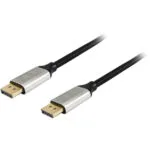 Equip Cable DisplayPort male - DisplayPort male 1.4m Μαύρο (119261)