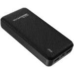 RealPower PB-20000 SE Power Bank 20000mAh με Θύρα USB-A και 2 Θύρες USB-C Μαύρο