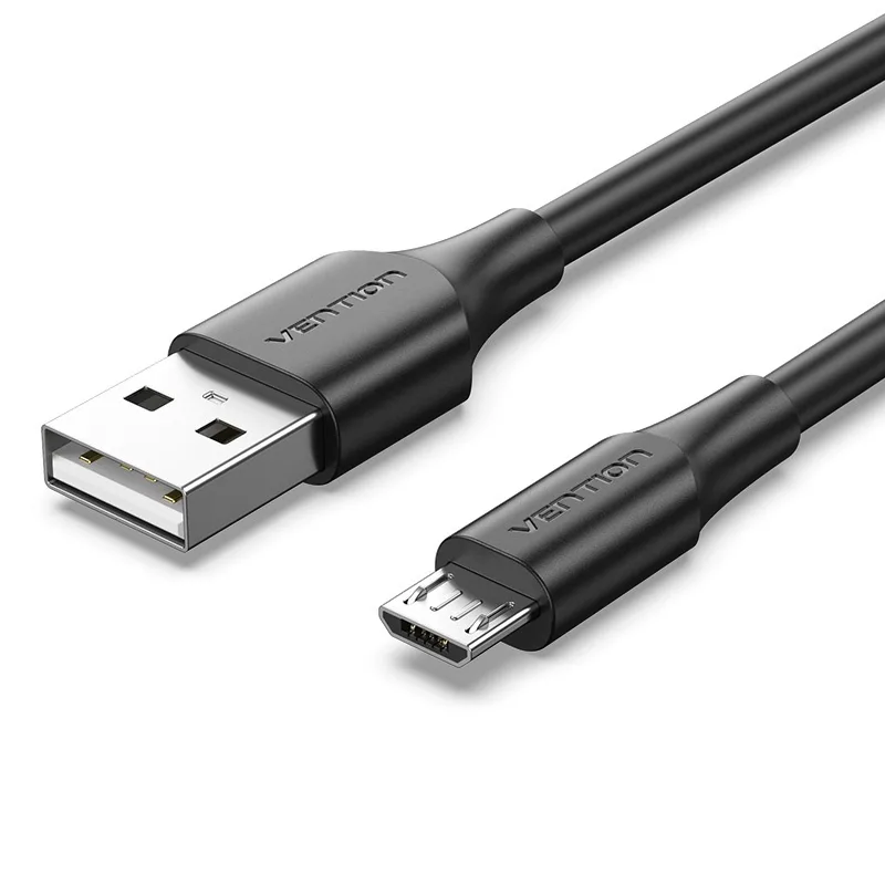Vention Regular USB 2.0 to micro USB Cable Μαύρο 2m (CTIBH) - Image 1
