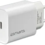 4Smarts Φορτιστής Χωρίς Καλώδιο με Θύρα USB-C 20W Power Delivery Λευκός (Voltplug)