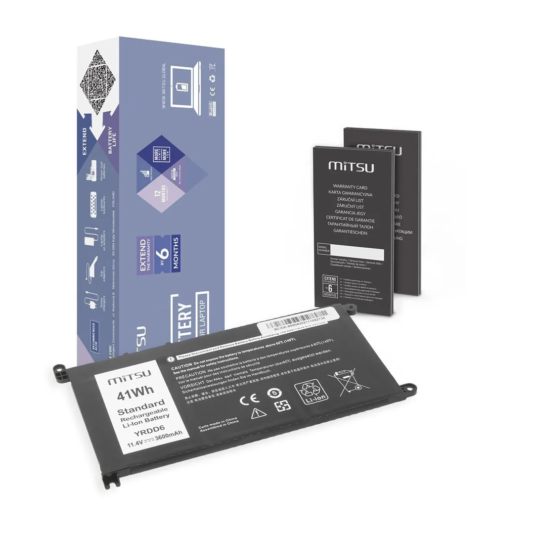 Mitsu Συμβατή Μπαταρία για Dell Inspiron 5481 / 5590 με 3600mAh (5BM729) - Image 1