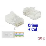 DeLock Βύσμα RJ-45 male 20τμχ (86453)