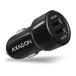 Axagon Φορτιστής Αυτοκινήτου 24W 2.4A με Θύρες: 2xUSB Μαύρος PWC-5V5