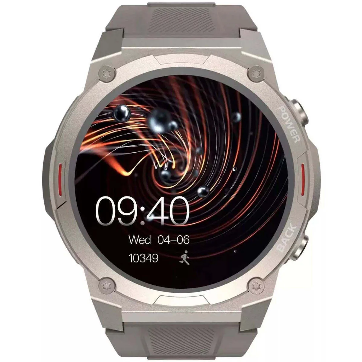 HiFuture FutureGo Mix 2 Stainless Steel Smartwatch με Παλμογράφο (Γκρι) - Image 1