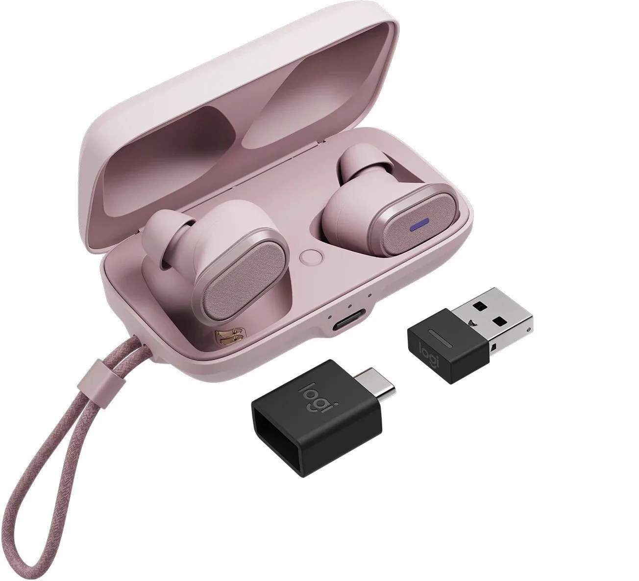 Logitech Zone True Wireless In-ear Bluetooth Handsfree Ακουστικά με Αντοχή στον Ιδρώτα Rose - Image 1