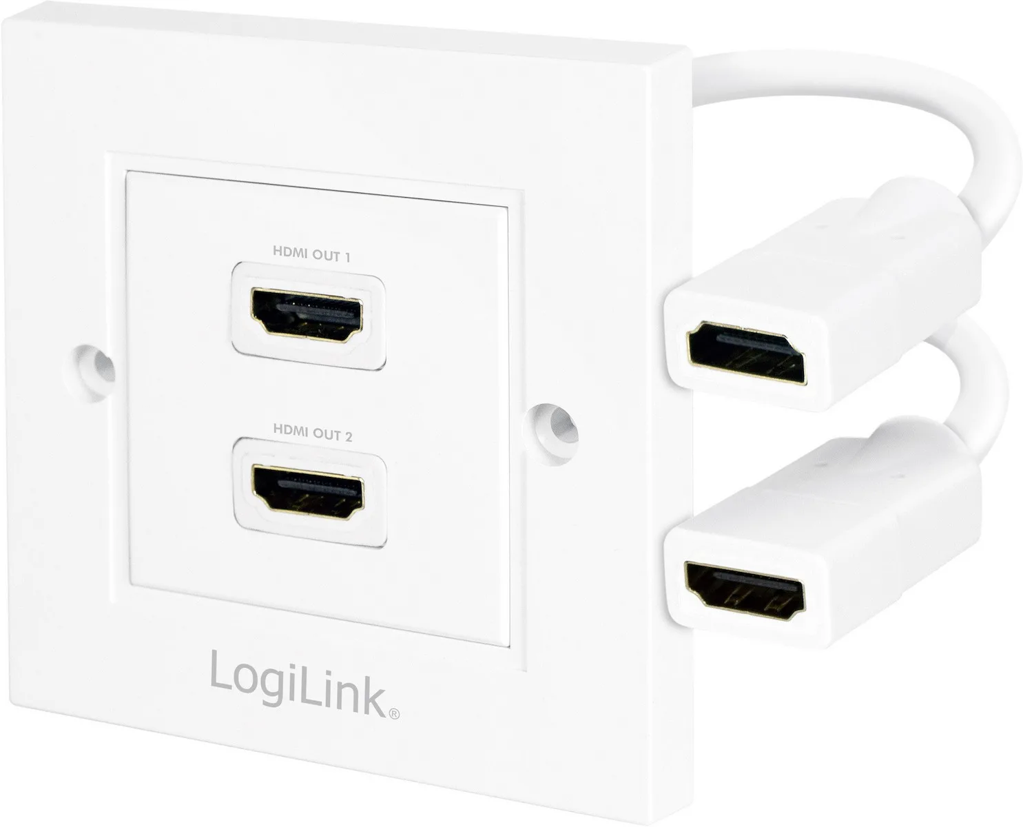 20230602093835_logilink_priza_hdmi_me_plaisio_se_leyko_chroma_ah0015.jpeg LogiLink Πρίζα HDMI με Πλαίσιο σε Λευκό χρώμα AH0015 - Image 1