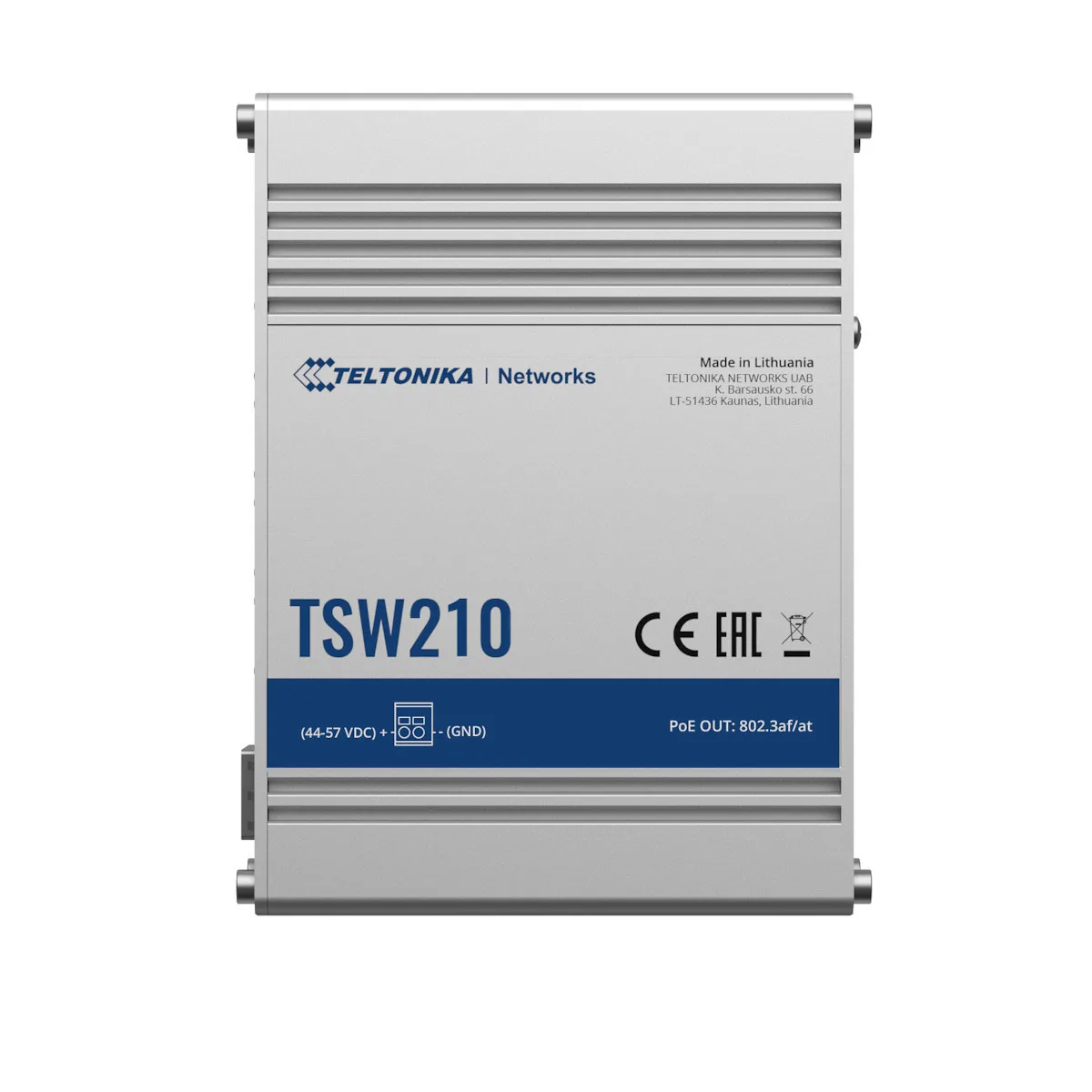 Teltonika TSW210 Unmanaged L2 Switch με 8 Θύρες Gigabit (1Gbps) Ethernet και 2 SFP Θύρες - Image 1