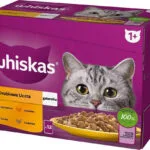 Whiskas Sachet Poultry Υγρή Τροφή για Ενήλικες Γάτες σε Φακελάκι με Γαλοπούλα, Κοτόπουλο και Πάπια 12x85gr 318536