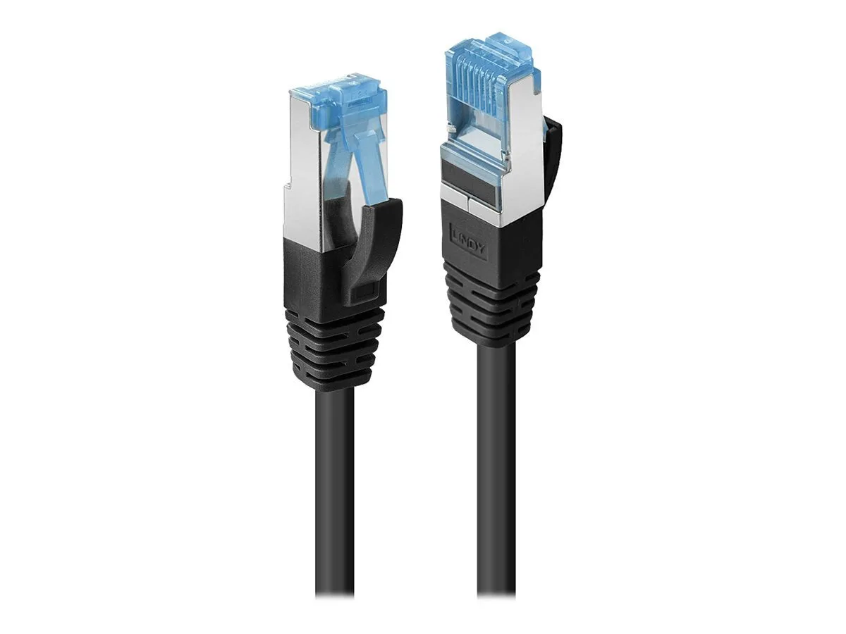 Lindy S/FTP Cat.6a (Gigabit) Καλώδιο Δικτύου Ethernet 3m Μαύρο 47180 - Image 1