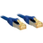 Lindy S/FTP Cat.6a (Gigabit) Καλώδιο Δικτύου Ethernet 3m Μπλε 47280