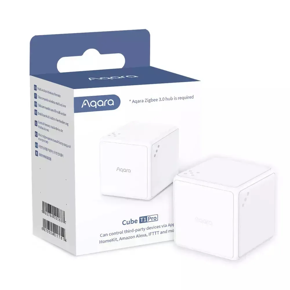 20230609160621_aqara_cube_t1_pro_smart_hub_symvato_me_alexa_apple_homekit_leyko.jpeg Aqara Cube T1 Pro UK Smart Hub Zigbee Συμβατό με Apple HomeKit, Alexa & IFTTT - Image 1
