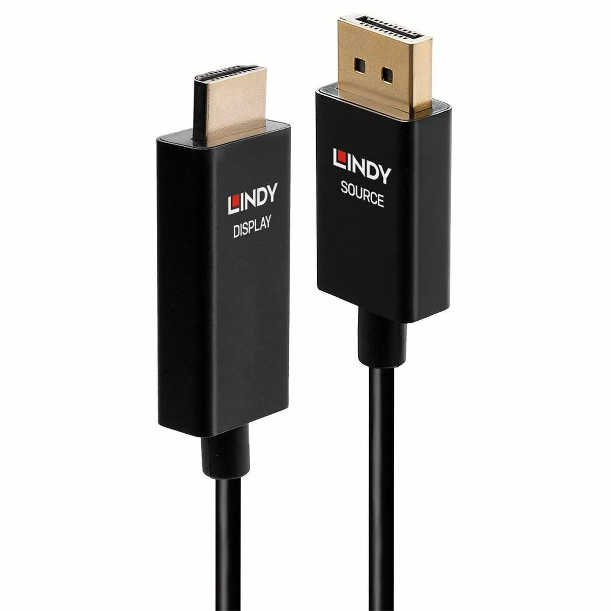 Lindy Cable DisplayPort male - HDMI male 1m Μαύρο (40925) - Image 1