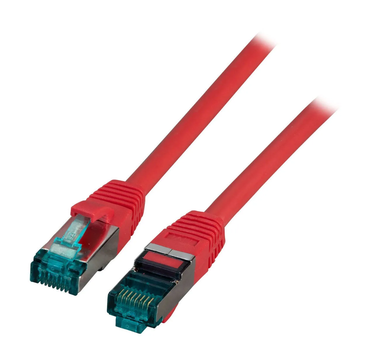 EFB S/FTP Cat.6a (Gigabit) Καλώδιο Δικτύου Ethernet 15m Κόκκινο MK6001.15R - Image 1