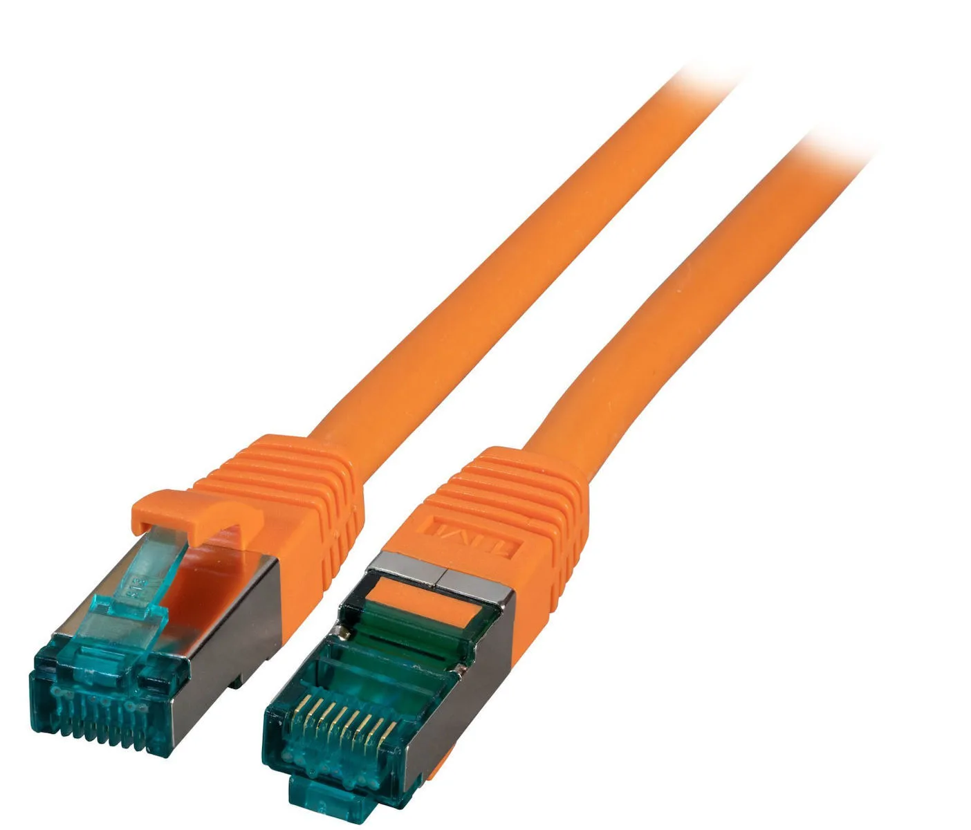 EFB S/FTP Cat.6a (Gigabit) Καλώδιο Δικτύου Ethernet 2m Πορτοκαλί MK6001.2O - Image 1
