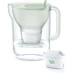 Brita Style Κανάτα Σερβιρίσματος Πλαστική Light Green με Φίλτρο 2400ml 128012