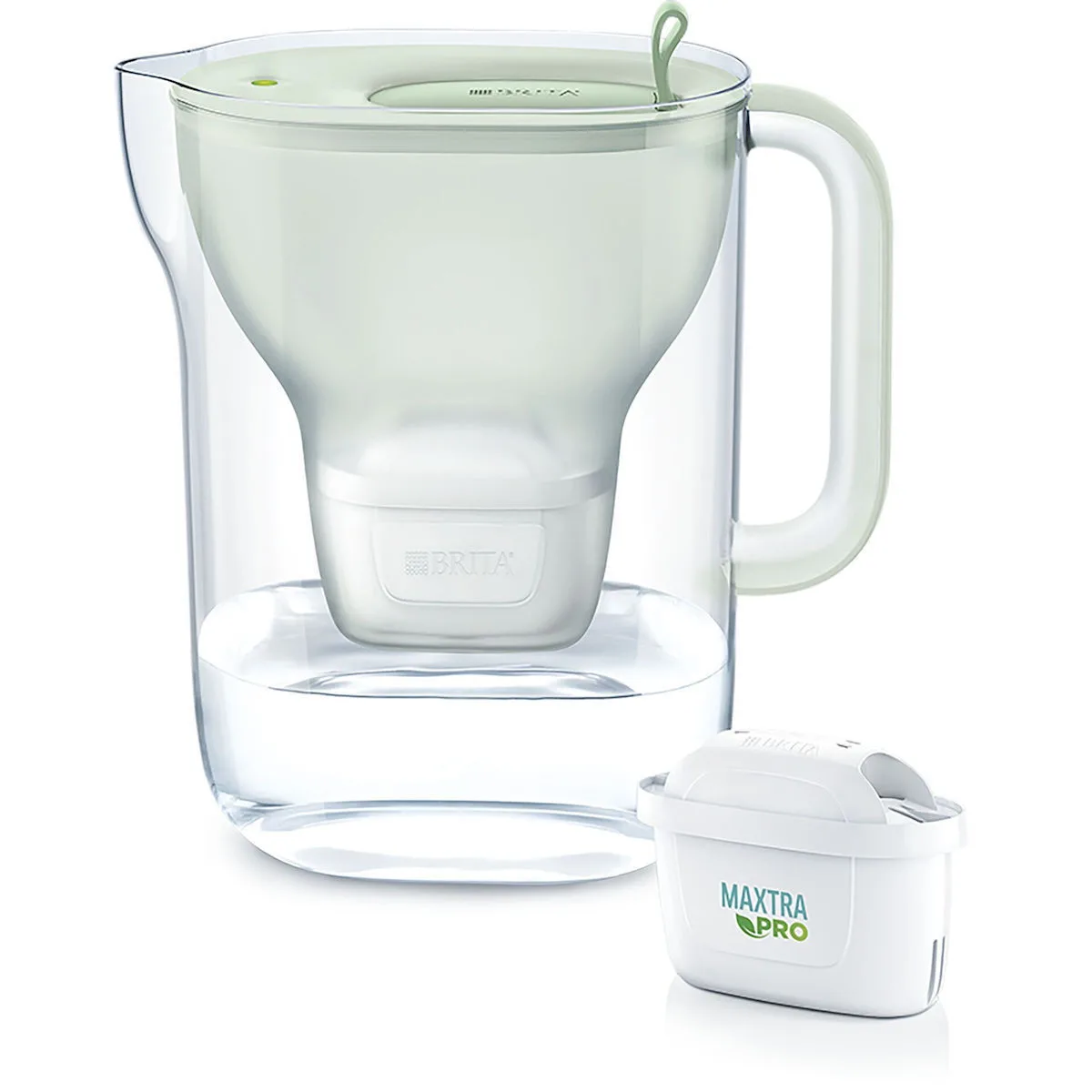20230616144403_simple_kanata_servirismatos_plastiki_128012.jpeg Brita Style Κανάτα Σερβιρίσματος Πλαστική Light Green με Φίλτρο 2400ml 128012 - Image 1
