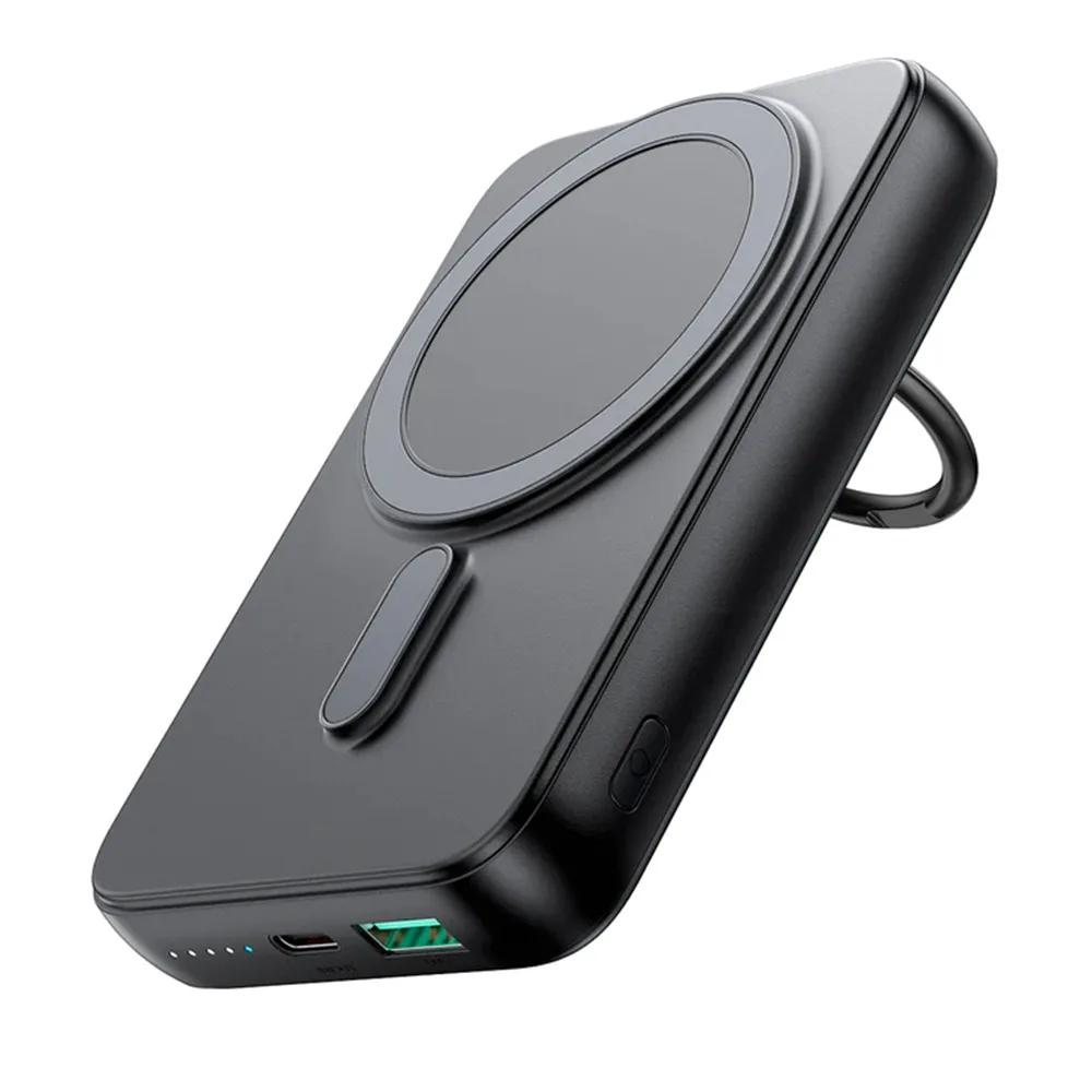 Joyroom JR-W050 MagSafe Power Bank 10000mAh 20W με Θύρα USB-A και Θύρα USB-C Μαύρο - Image 1