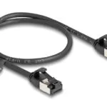 DeLock U/FTP (STP) Cat.8.1 Καλώδιο Δικτύου Ethernet 0.5m Μαύρο 80182