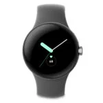Google Pixel Watch LTE Stainless Steel 41mm με eSIM και Παλμογράφο (Polished Silver case/Charcoal Active band)