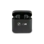 BMW Black M Collection In-ear Bluetooth Handsfree Ακουστικά με Θήκη Φόρτισης Μαύρα