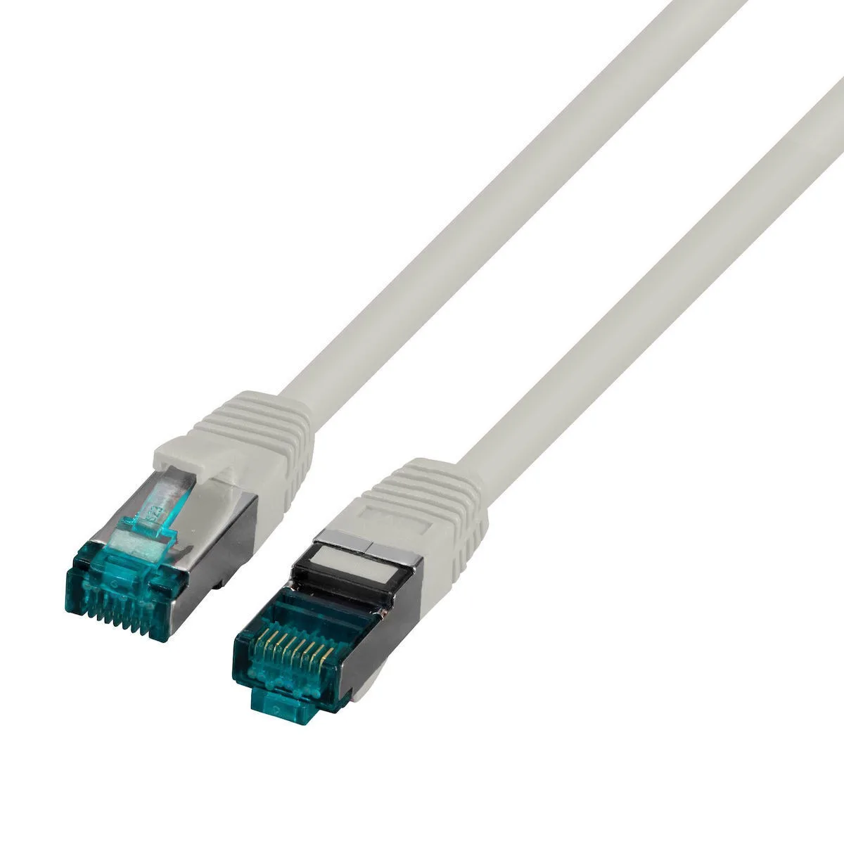 EFB S/FTP Cat.6a (Gigabit) Καλώδιο Δικτύου Ethernet 0.15m Γκρι MK6001.0.15G - Image 1