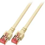EFB S/FTP Cat.6 (Gigabit) Καλώδιο Δικτύου Ethernet 0.25m Λευκό K5510.0,25