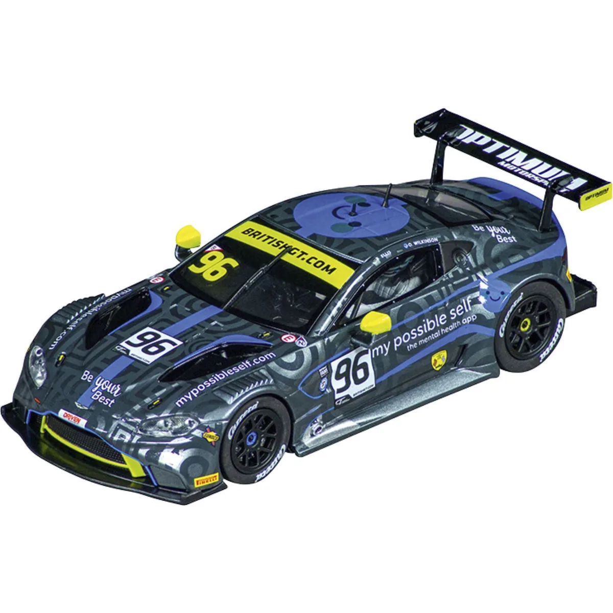 20230706140423_carrera_aston_martin_vantage_gt3_tilekateythynomeno_aytokinito_20031020.jpeg Carrera Aston Martin Vantage GT3 Τηλεκατευθυνόμενο Αυτοκίνητο Κίτρινο 20031020 - Image 1