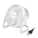 LogiLink Ανεμιστηράκι USB Επαναφορτιζόμενο Λευκό UA0403