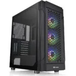 Thermaltake Versa T27 TG ARGB Gaming Midi Tower Κουτί Υπολογιστή με Πλαϊνό Παράθυρο Μαύρο