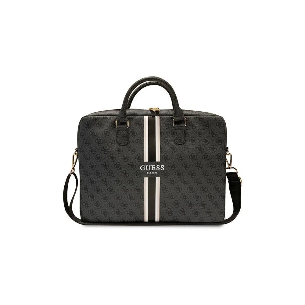 20230719144729_guess_4g_printed_stripes_tsanta_omou_cheiros_gia_laptop_16_se_mayro_chroma.jpeg Guess 4G Printed Stripes Τσάντα Ώμου / Χειρός για Laptop 16" σε Μαύρο χρώμα - Image 1