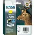 Epson T1304 Γνήσιο Μελάνι Εκτυπωτή InkJet Κίτρινο (C13T13044010 C13T13044012)