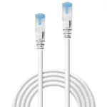 Lindy S/FTP Cat.6a (Gigabit) Καλώδιο Δικτύου Ethernet 0.5m Λευκό 47191