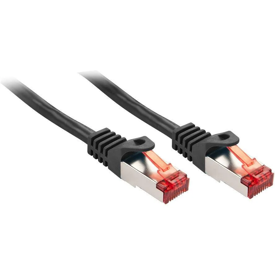Lindy S/FTP Cat.6 (Gigabit) Καλώδιο Δικτύου Ethernet 1.5m Μαύρο 47373 - Image 1