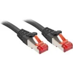 Lindy S/FTP Cat.6 (Gigabit) Καλώδιο Δικτύου Ethernet 2m Μαύρο 47779