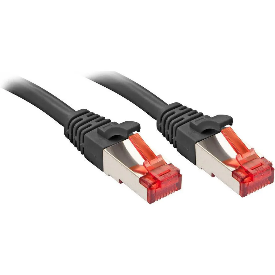 Lindy S/FTP Cat.6 (Gigabit) Καλώδιο Δικτύου Ethernet 2m Μαύρο 47779 - Image 1
